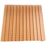 Polyester Fiber Wooden Sound Absorption Wall Panel / Acoustic Sheets Soundproofi