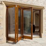 Patio Waterproof Aluminum Folding Windows Exterior Foldable Windows For
