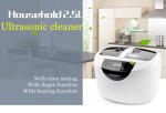 Portable Vegetable And Fruit Cleaner Ultrasound Washing 2500ml Tank With Degas