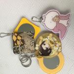 Economical Fancy Anime Compact Mirror Plastic Folding Mirror Corrosion