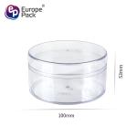 Food Containers with Lids Round Plastic Food Grade Disposable Cake Packing Food