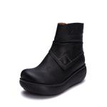 S082 Autumn and winter new women's shoes retro handmade leather fashion