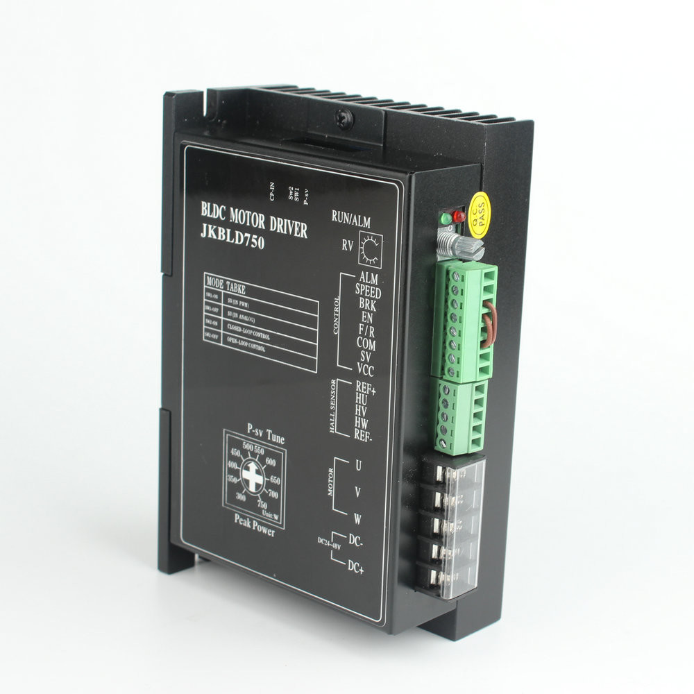 48V 3000RPM 14nm Honeywell Sensored Brushless DC Motor