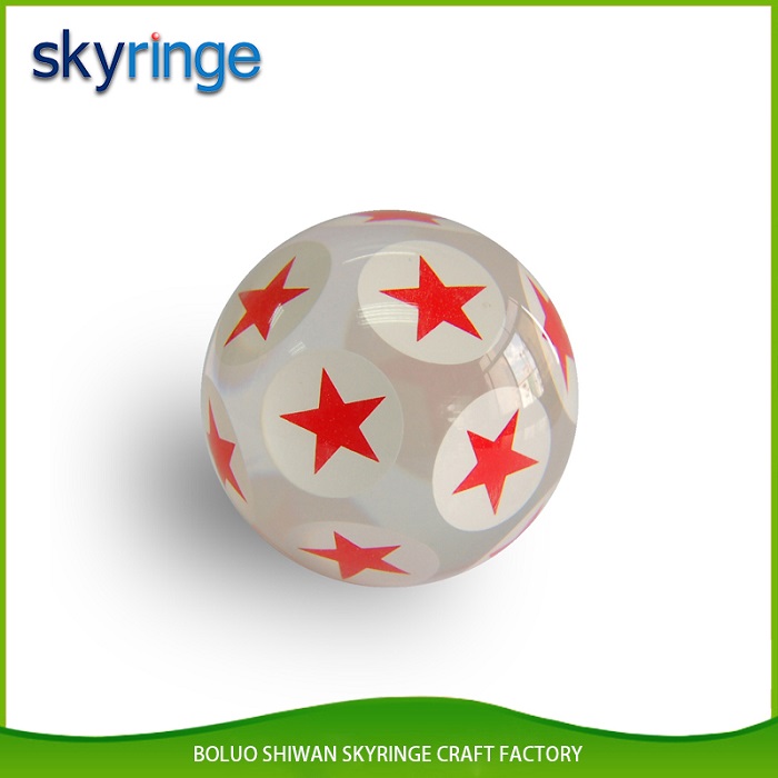 Colorful Custom Acrylic Juggling Balls Customized Logo Soft Toy Style
