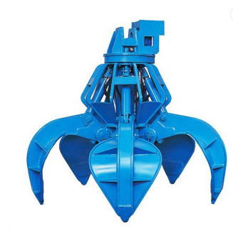 Customized 1-50t Excavator Orange Peel Grab Hydraulic Rotating