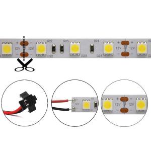 Wholesale Multicolor Cuttable SMD 5050 RGB LED Strip 60LED/M Length 100mm from china suppliers