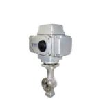 Stainless Steel Mini Wafer Type Ball Valve IP67 Thread Connection