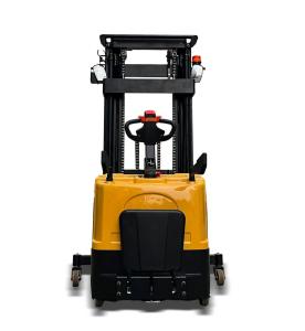 Wholesale Heavy Duty 1500kg 2000kg Full Electric Pallet Stacker Battery Powered Forklift with 1500mm Lift Height and CE Certified for Small Warehouse Use from china suppliers