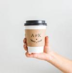 Disposable Coffee Kraft Paper Cup Holder Paper Coffee Custom Cup Sleeve