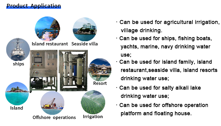 Sea well water desalination reverse osmosis machine ro seawater desalination plant price for sale boat