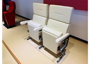 Wholesale Fabric Upholstery 160mm Auditorium Theater Seats With Wooden Back from china suppliers
