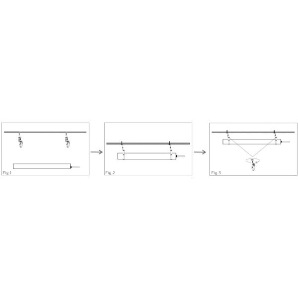 160LPW DIP Switchable power and 3CCT 3-phase changing LED Tubular Light for Animal Stable Warehouse