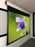 100 Inch Tab Tensioned Motorized Screen , home theater motorized screen HD Grey