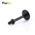 Plain Finish Pan Head Custom Carbon Steel Black Zinc Plated Shoulder Allen Bolts