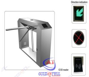 China Access Control tripod access system , turnstile entrance With Fingerprint Barcode Reader on sale