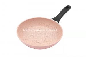 Wholesale Granite pots and pans marble coating standard non-stick frying pan black handle 12cm small size forged frying pan from china suppliers