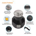 Recessed Deck Light 12V 24V 2W 3W Side Emitting 55 Diameter With Stainless Steel