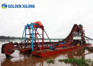 Wholesale 2025 High Efficiency Gold 60 Bucket Chain Dredger for Sand Mining and Dredging 200 m3/h from china suppliers
