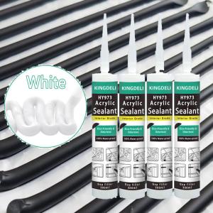 Wholesale Transparent Acrylic Sealant Adhesive Mildew Resistant Silicone Caulk Odorless from china suppliers