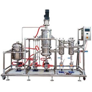 Wholesale 30L Jacketed Tank Wiped Film Evaporator Molecular Distillation System from china suppliers