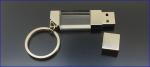 Slim Crystal 3D Branding 2GB USB Memory Stick Thumb Drive Free Key Ring