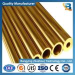 Yellow Copper Pipe Precise Hollow Copper 5mm 6mm 8m C43400 Mirror Polished Brass