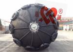 Natural Rubber Yokohama Pneumatic Boat Fender 50kpa With Tyre Net