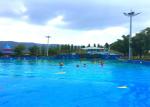1000 People / 1000m2 1.2M High Water Park Wave Pool For Adults