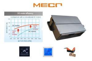 Wholesale Low Noise Horizontal Fan Coil Unit 800CFM With Hot Galvanized Steel Case from china suppliers