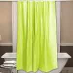 PEVA Shower Curtain Recyclable Solid Color For Guest House / Hotel