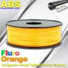 Buy cheap Eco Friendly ABS 3D Printer Filament 1.75mm Fluro Orange 3D Printing Filament from wholesalers