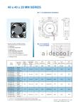 12V 2.5A 4Pin DC Brushless Fan 40x40x20mm 3000RPM Portable High Speed