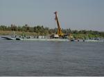 Mixed Way River Heads Barge Platform For Bridge , Bay Island Ferry