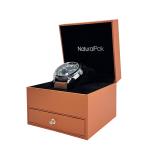 Luxury Wrist Watch Packaging Boxes With Drawer / Gold Button