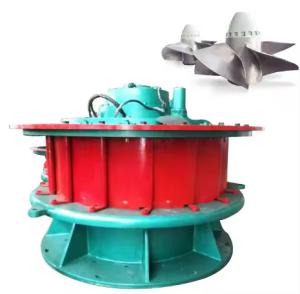 Wholesale Stainless Steel CNC Blades Kaplan Hydro Turbine with 4-12 Guide Vane Number and Oil-water Cooling Bearing from china suppliers