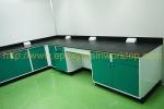 Science lab countertops / laboratory bench top with monolithic for university
