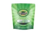 Stand Up Green Tea Side Gusset Bag Empty Plastic Custom Design 100 Micron