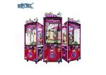 Coin Pusher Prize Vending Game Machine Candy Crane Toy Pink Color Claw Machine