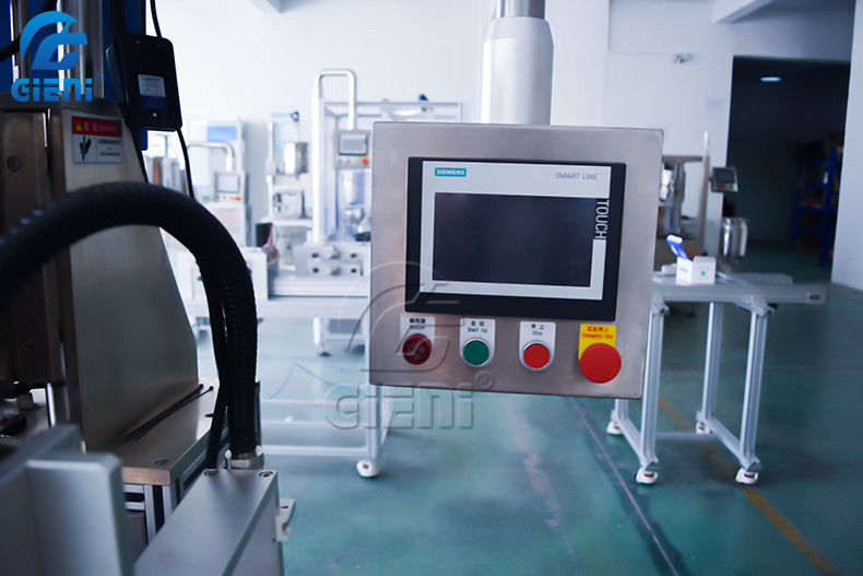 3.5KW Single Nozzle Powder Filling Machine Gear Pump Cosmetic Cream Filling Machine