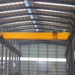 High Strength Steel Single Girder Overhead Crane Customized Speed
