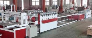 Wholesale Twin Conical Screw Wood Plastic Production Line For Crust Furniture Board from china suppliers