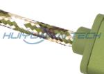 Color Mixed Cotton Braided Sleeving Soft Wear Resistant Custom For Cable Harness