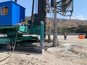 Wholesale Bottom Feed Vibroflot Equipment Walking Pile Frame Type For Silt Clay Soft Soil Improvement from china suppliers