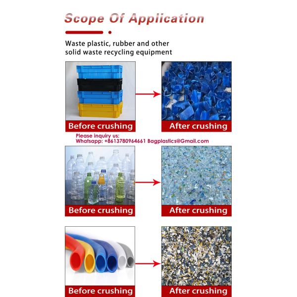 PP PE Pet Plastic Pelletizing Machine / Waste Plastic Recycling Machine / Plastic Granulators Recycling Granulator Plastic Granulation Machine