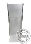 19inch Capacitive Touch Screen Kiosk Silver Slim Commercial Display Curved-shape