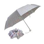 Metal Shaft Pongee Fabric 3 Fold Umbrella SGS With Colorful Dots