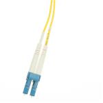 SM 9 / 125 LC Fiber Optical Pigtail , 0.9mm OFNP Fiber Optic Line With Jacketed