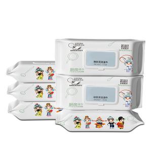 Wholesale 80pcs 14x18cm Multi Surface Antibacterial Wipes For Kitchen Custom Kitchen Wet Wipes from china suppliers