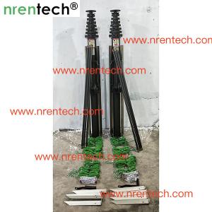 Wholesale 10m antenna mast/ aluminum push up telescoping mast/ telescoping mast/manual crank winch telescopic mast from china suppliers