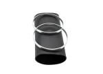 Rear Rubber Bladder Bushing With Metal Clamps For W211 Air Suspension Repair Kit